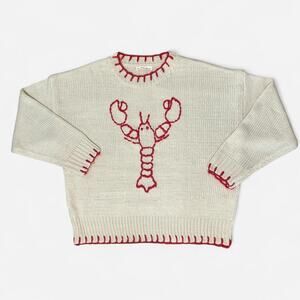 Bailey rose lobster knit sweater